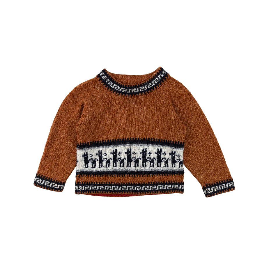 Hand knit sweater 2 (llama)
