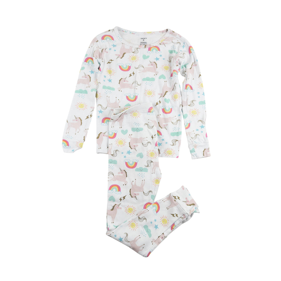 Carter's pjs 6 (unicorns)