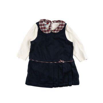 Tommy Hilfiger dress + long sleeve 12-18m