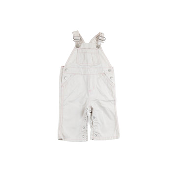 Old Navy overalls 6-12m (cream/pink)