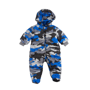 Children's Place snowsuit 3-6m (blue camo)