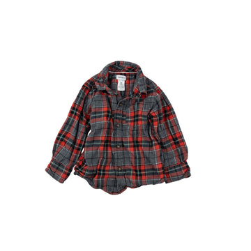Carter's shirt 2 (red/grey plaid)