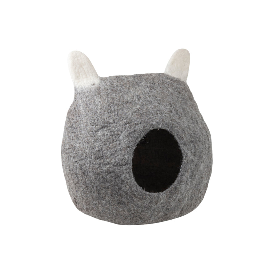 Hamro Village felted wool Kitty Cat Cave (retail is $98)