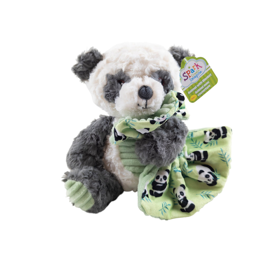 Spark panda with blanket