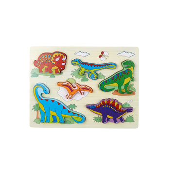 Wooden dino puzzle