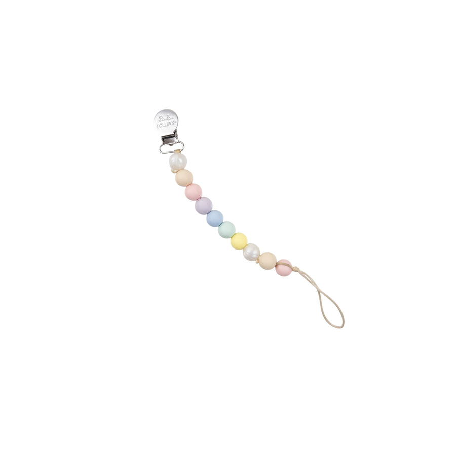 Loulou Lollipop soother clip with teething beads