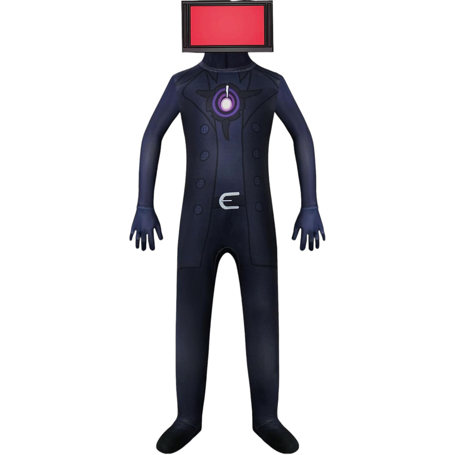 Skibidi Toilet TV man costume 7-8