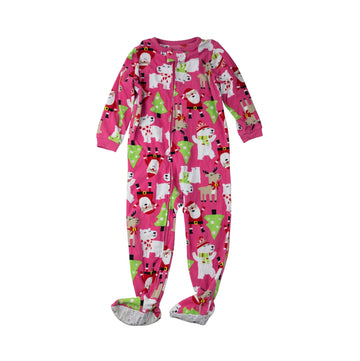 Carter's sleeper 24m (pink Santa)