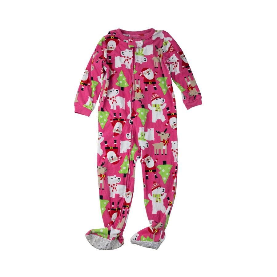 Carter's sleeper 24m (pink Santa)
