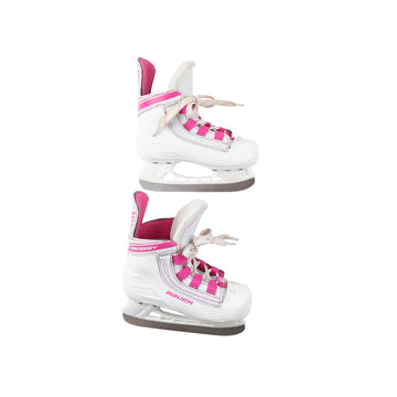 Bauer skates 8 (white/pink)
