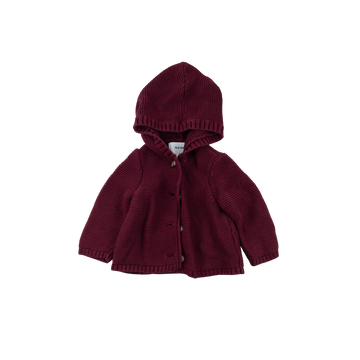 Old Navy cardigan 6-12m (plum)
