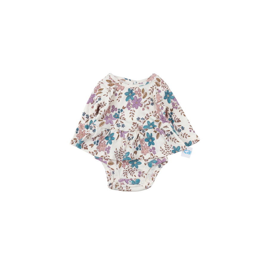 Carter's long sleeve 3m (floral frill)