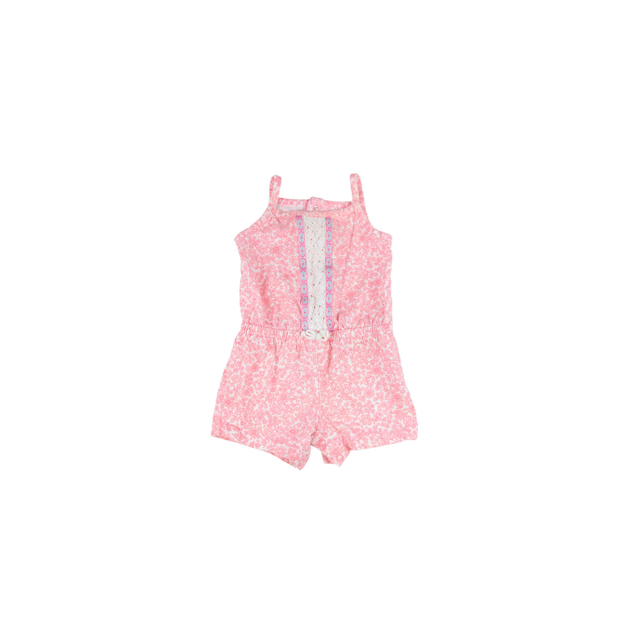 Carter's romper 6m (pink floral)