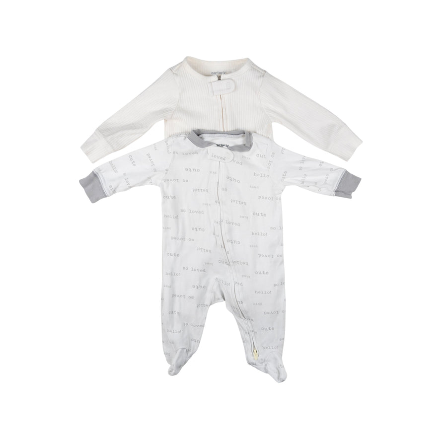 Carter's sleepers 3m (words + rib)