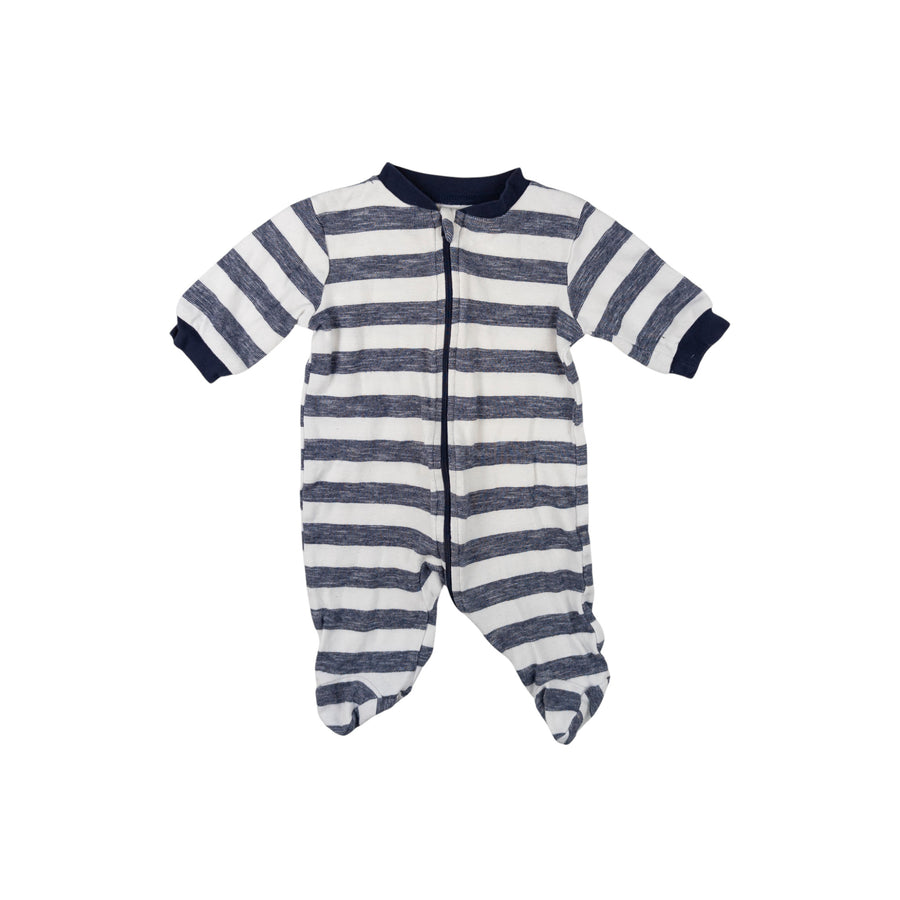 George sleeper 0-3m (navy stripe)