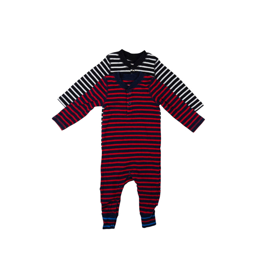 George rompers 6-12m (stripes)
