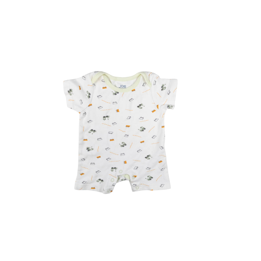 Joe Fresh romper 3-6m (trains)