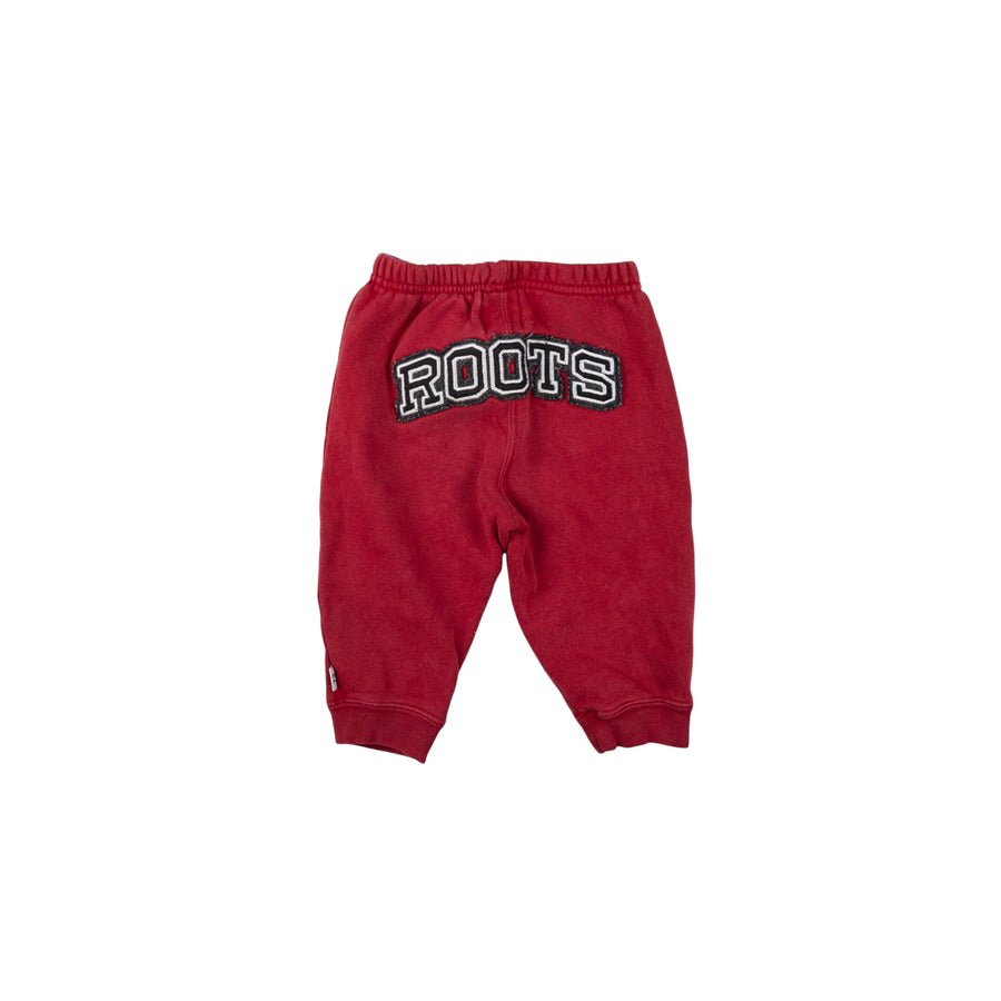 Roots joggers 6-12m (red)