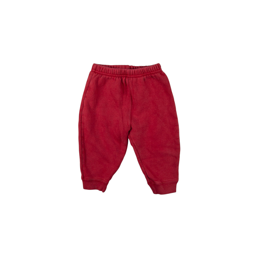 Roots joggers 6-12m (red)