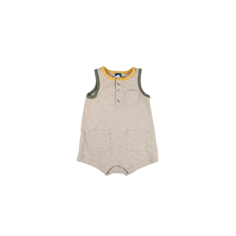 Old Navy romper 3-6m (beige)