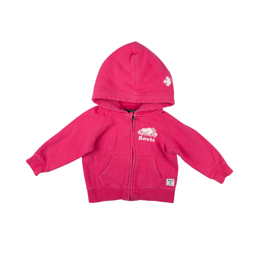 Roots hoodie 12-18m (pink)