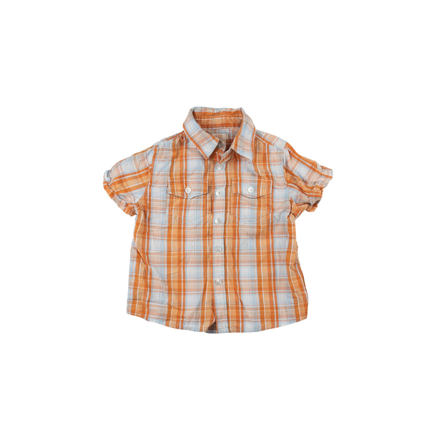 Joe Fresh short sleeve 3 (orange/blue)