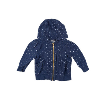 Old Navy hoodie 12-18m (polka dot)