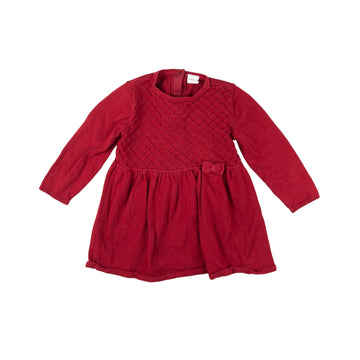 H&M dress 12-18m (red knit)