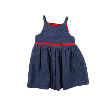 Gap dress 18-24m (denim/red)