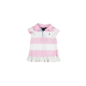 Ralph Lauren dress 9m (pink stripe)