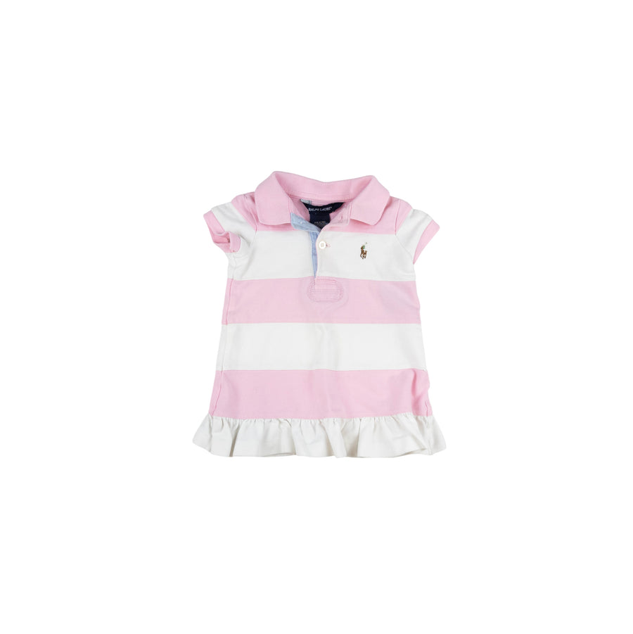 Ralph Lauren dress 9m (pink stripe)