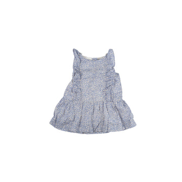 Gap dress 3-6m (blue/beige)