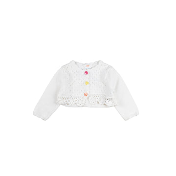 Joe Fresh cardigan 6-12m (heart buttons)
