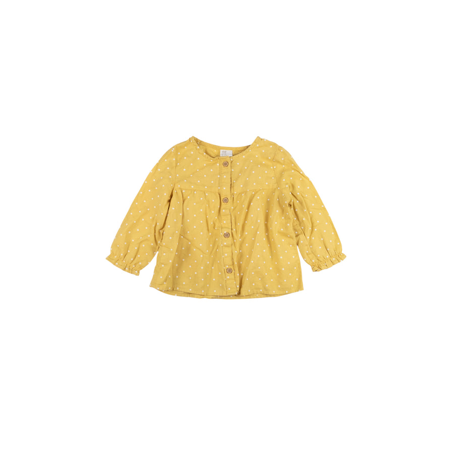 H&M long sleeve 6-9m (yellow)