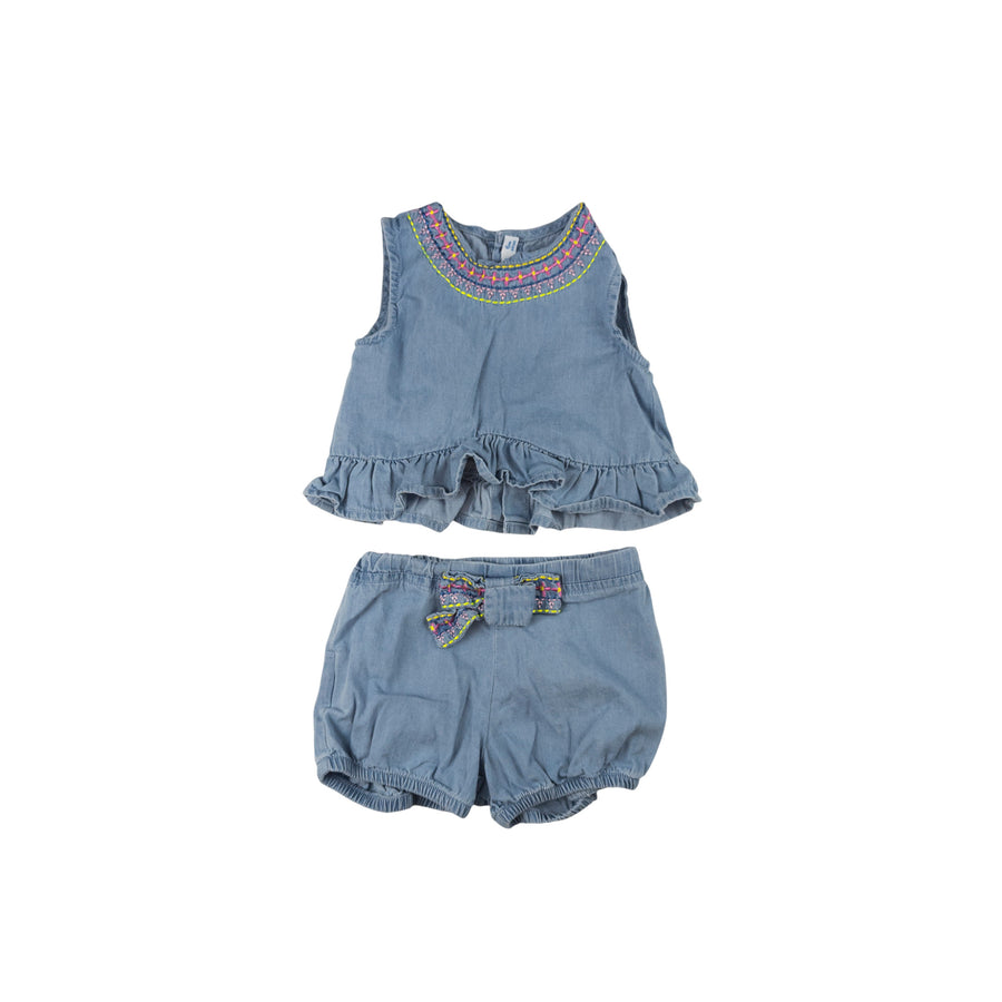Mayoral set 6m (chambray)