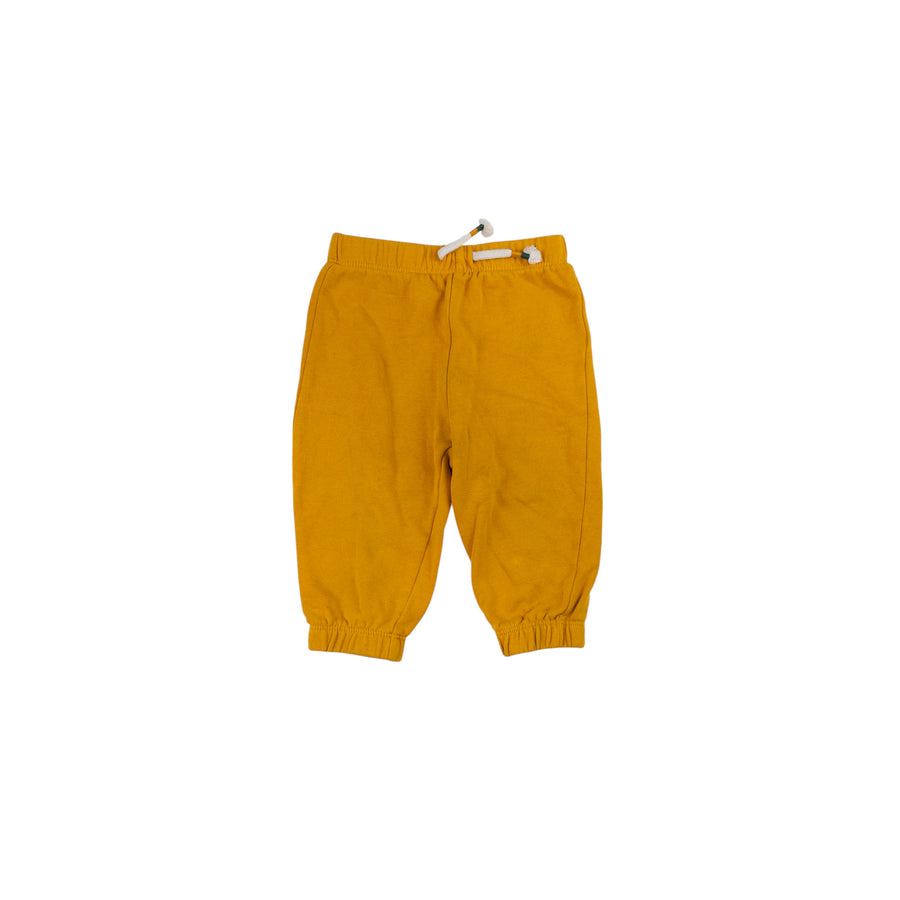 Joe Fresh joggers 6-12m (mustard)