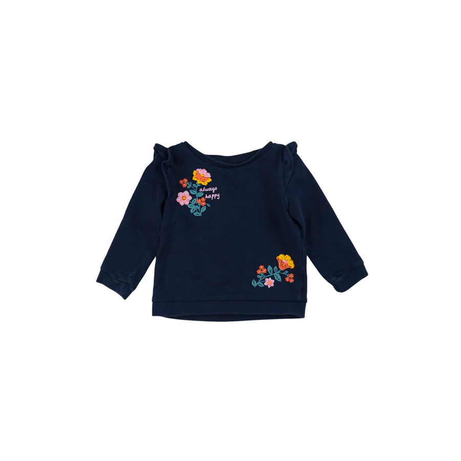 Carter's sweatshirt 12m (floral)