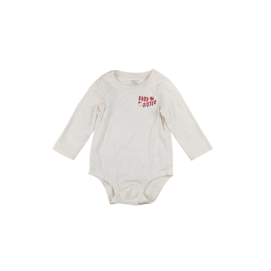 Carter's long sleeve 12m (baby sister)