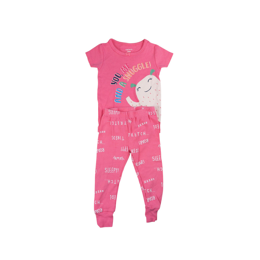 Carter's pjs 12m (snuggle)