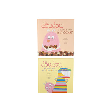 La doudou qui aimait trop le chocolat / qui avait peur des dinosaures