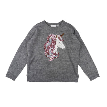 Children's Place sweater 7-8 (unicorn)