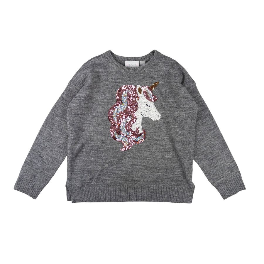 Children's Place sweater 7-8 (unicorn)
