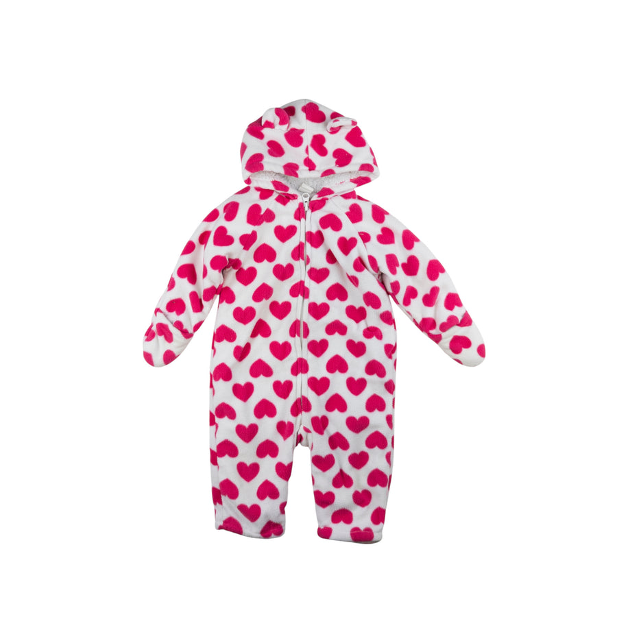 Old Navy bunting suit 12-18m (heart)