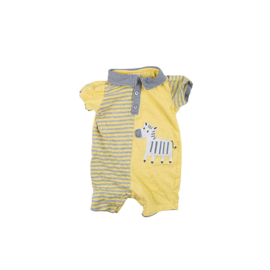 First Impressions romper 6-9m (zebra)
