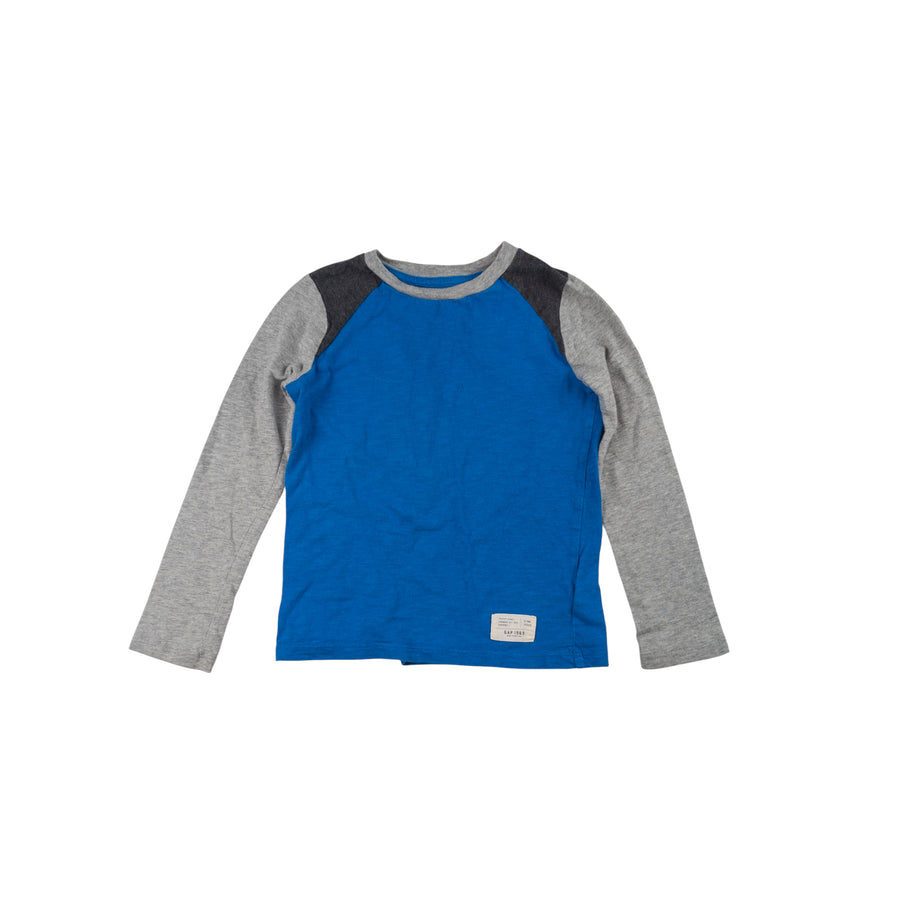 Gap long sleeve 4-5 (blue/grey)