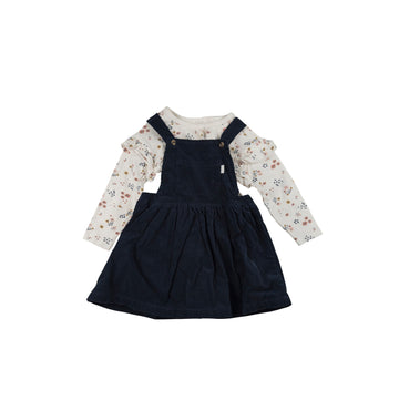 Petit Lem dress + long sleeve 18m