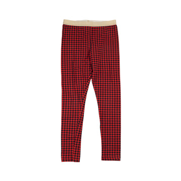 Carter's leggings 10 (red check)