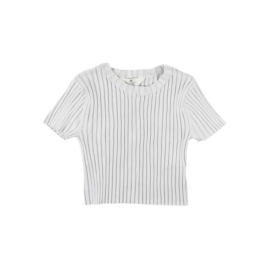 H&M shirt 10-12 (ribbed)