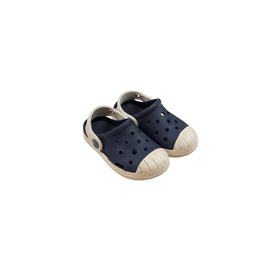 Crocs clogs 8 (navy/white)