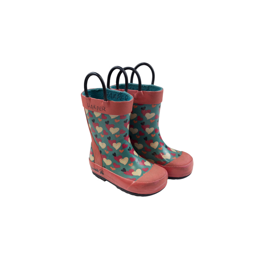 Kamik rain boots 5 (hearts)